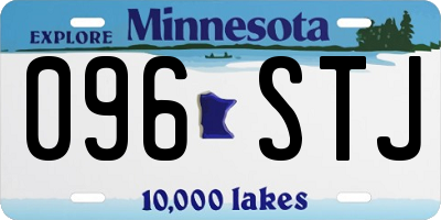 MN license plate 096STJ