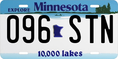 MN license plate 096STN