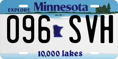 MN license plate 096SVH