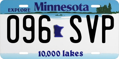 MN license plate 096SVP