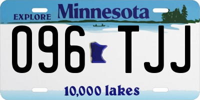 MN license plate 096TJJ