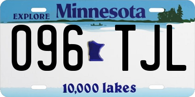 MN license plate 096TJL