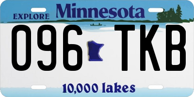 MN license plate 096TKB