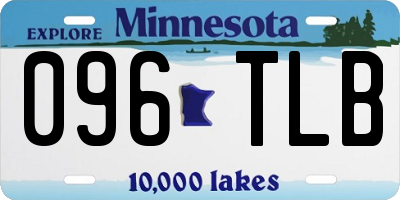 MN license plate 096TLB