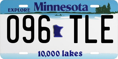 MN license plate 096TLE