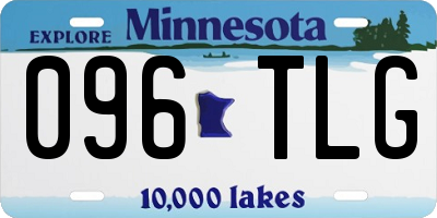MN license plate 096TLG