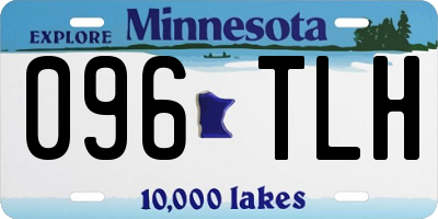 MN license plate 096TLH