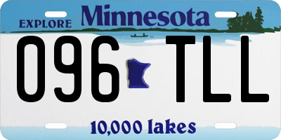 MN license plate 096TLL