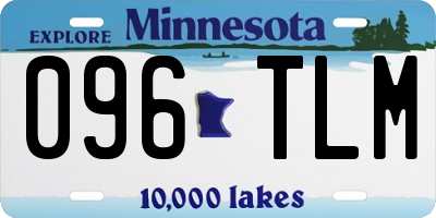 MN license plate 096TLM