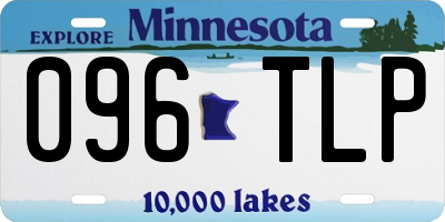 MN license plate 096TLP