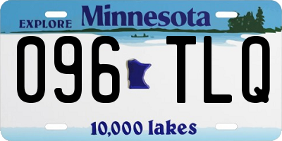 MN license plate 096TLQ