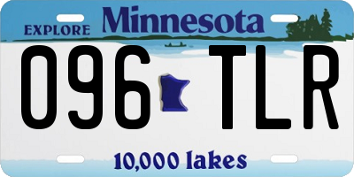 MN license plate 096TLR