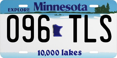 MN license plate 096TLS