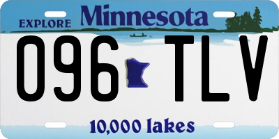 MN license plate 096TLV