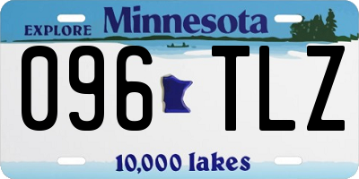 MN license plate 096TLZ