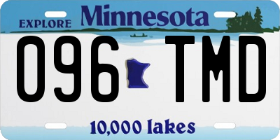 MN license plate 096TMD