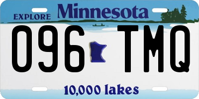 MN license plate 096TMQ