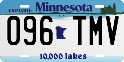 MN license plate 096TMV