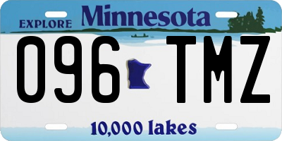 MN license plate 096TMZ