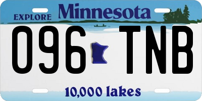 MN license plate 096TNB