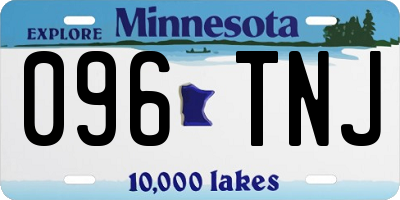 MN license plate 096TNJ