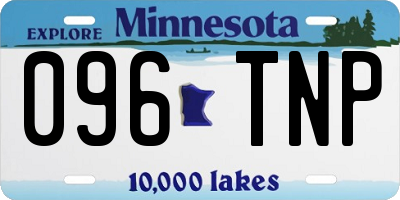 MN license plate 096TNP