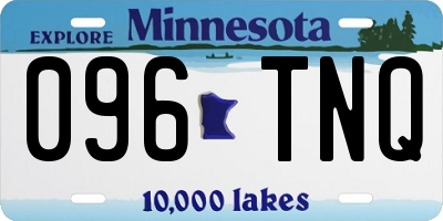 MN license plate 096TNQ