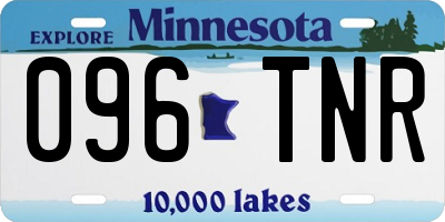 MN license plate 096TNR