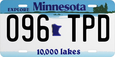 MN license plate 096TPD