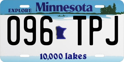 MN license plate 096TPJ