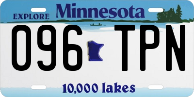 MN license plate 096TPN