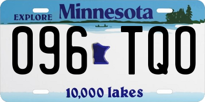MN license plate 096TQO