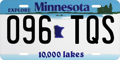 MN license plate 096TQS