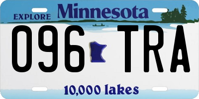 MN license plate 096TRA