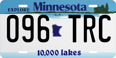 MN license plate 096TRC