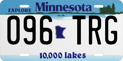 MN license plate 096TRG