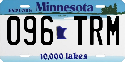 MN license plate 096TRM