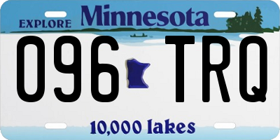 MN license plate 096TRQ
