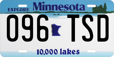 MN license plate 096TSD