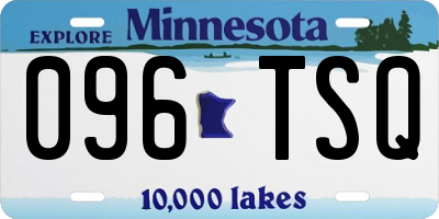 MN license plate 096TSQ