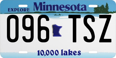 MN license plate 096TSZ