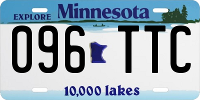 MN license plate 096TTC