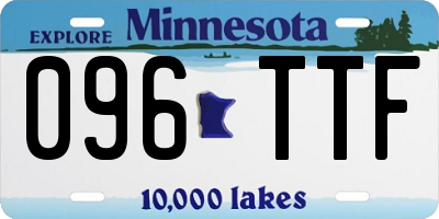 MN license plate 096TTF