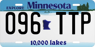 MN license plate 096TTP