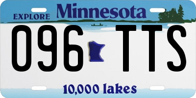 MN license plate 096TTS