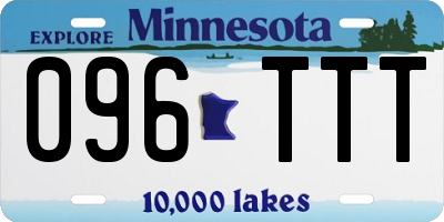 MN license plate 096TTT