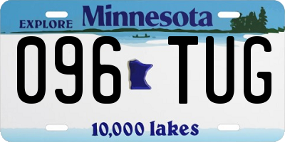 MN license plate 096TUG