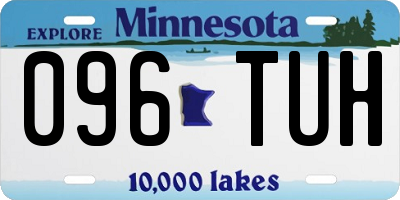 MN license plate 096TUH