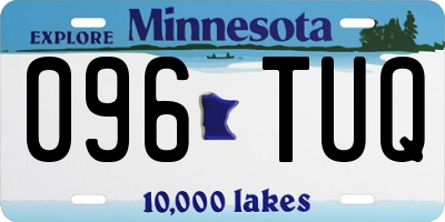 MN license plate 096TUQ