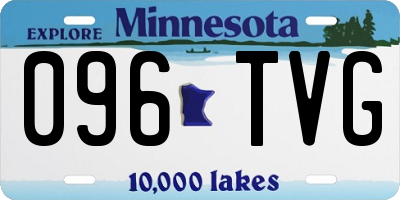 MN license plate 096TVG